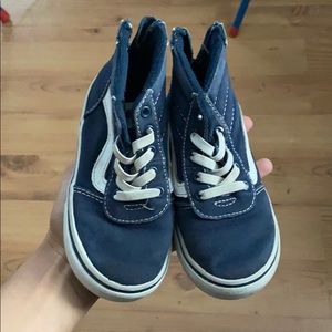 Vans Ward Zip Toddlers High Top Size 8